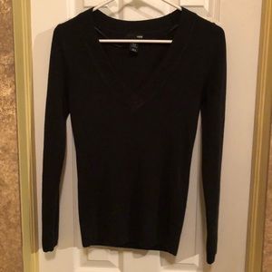 H&M black V-neck sweater